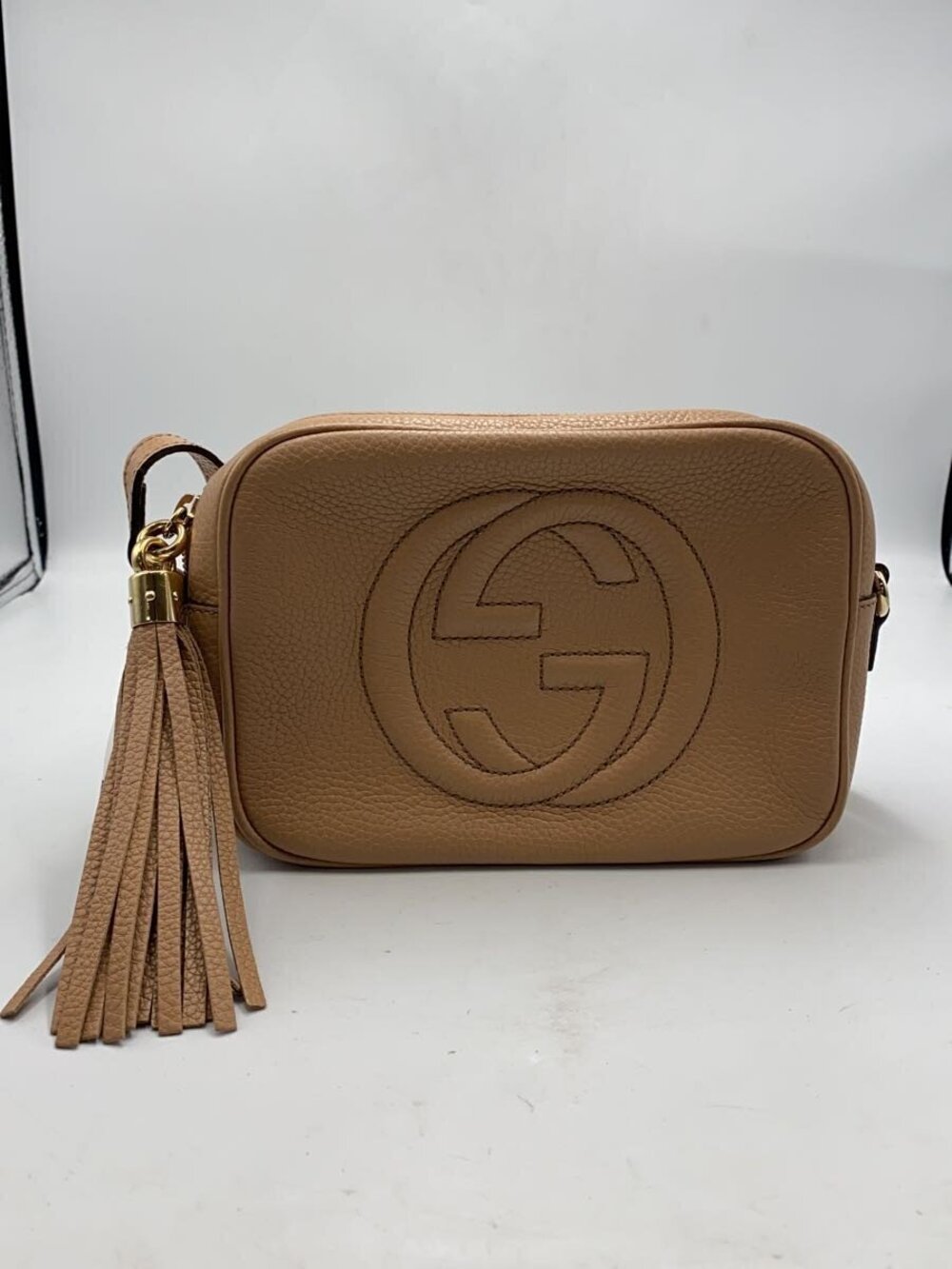 Gucci Disco Bag Soho Leather Brown